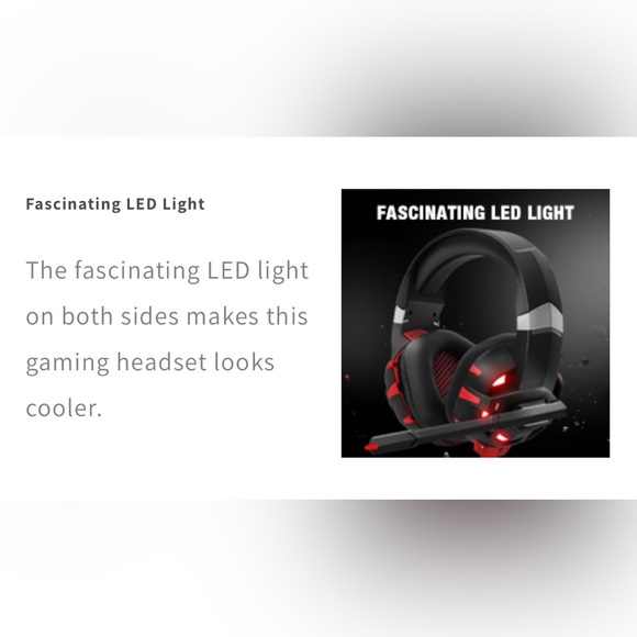 NEW Runmus K2 Gaming Headset - Picture 4 of 11